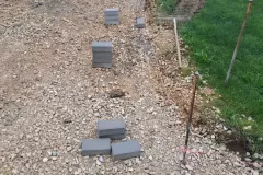 Préparation pour béton - Pose de bordure